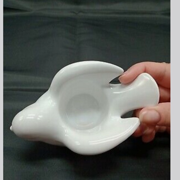 🎅 YC Poinsettia Dove Tea Light Holder NEW - Picture 2 of 3